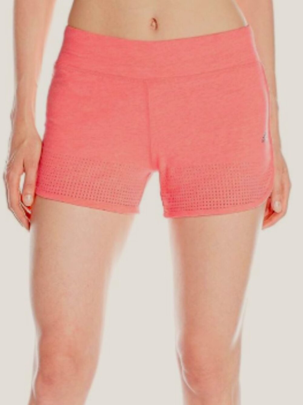 NEW W/ TAGS Adidas Performance Women's Aeroknit Shorts, Orange Flash Red, XL